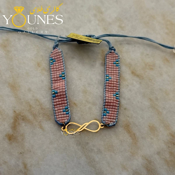 دستبند میوکی بینهایت خطی طلا